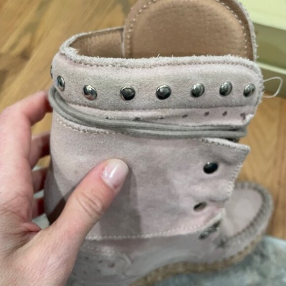**SOLD**El Vaquero Light Pink Nikila Suede boots EU36 (Will fit US size 6-6.5) - Picture 9 of 9
